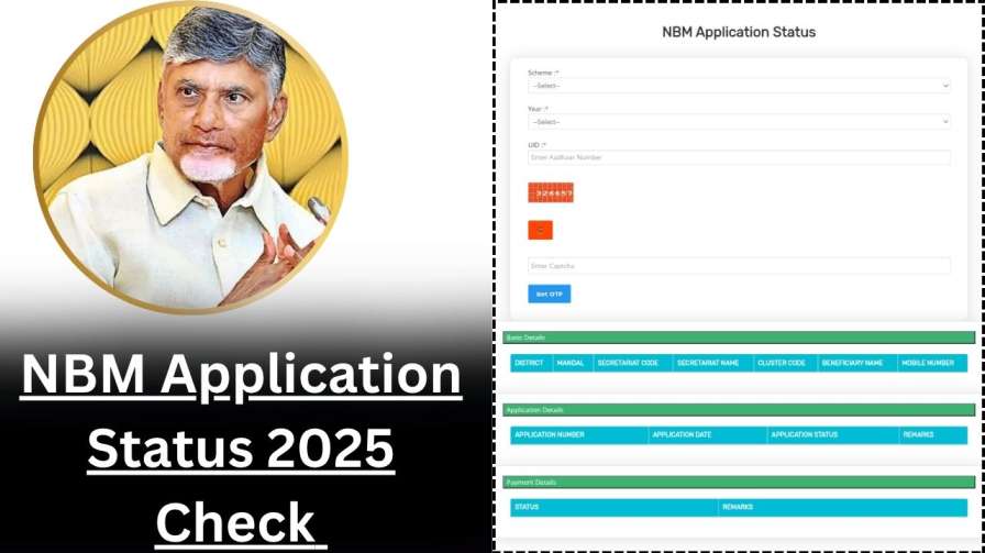 NBM Application Status 2025 in Seconds Online Check